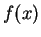 $ f(x) $
