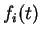 $ f _ i (t)$