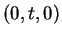 $ (0,t,0)$