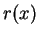$ r(x)$