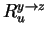 $ R _ u ^ {y\rightarrow
z}$