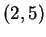 $ (2,5)$