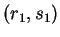 $ (r _ 1, s _ 1)$