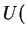 $ U($