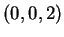 $ (0,0,2)$