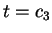 $ t = c_3$