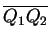 $ \overline {Q_1 Q_2} $