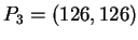 $ P_3
= (126,126) $