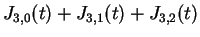 $ J _ {3,0}(t) + J _ {3,1}(t) + J _ {3,2}(t)$