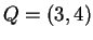 $ Q=(3,4) $