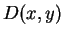 $ D(x,y) $