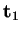$ {\bf t}_1$