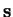 $ {\bf s}$