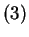 $ (3)$