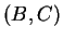 $ (B,C)$