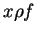 $ x \rho f$