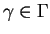 $ \gamma \in \Gamma $