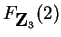 $ F _ {\mbox{\bf Z} _ 3}(2)$