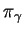 $ \pi _ \gamma$