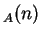 $ _A(n)$