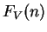 $ F _ V (n) $