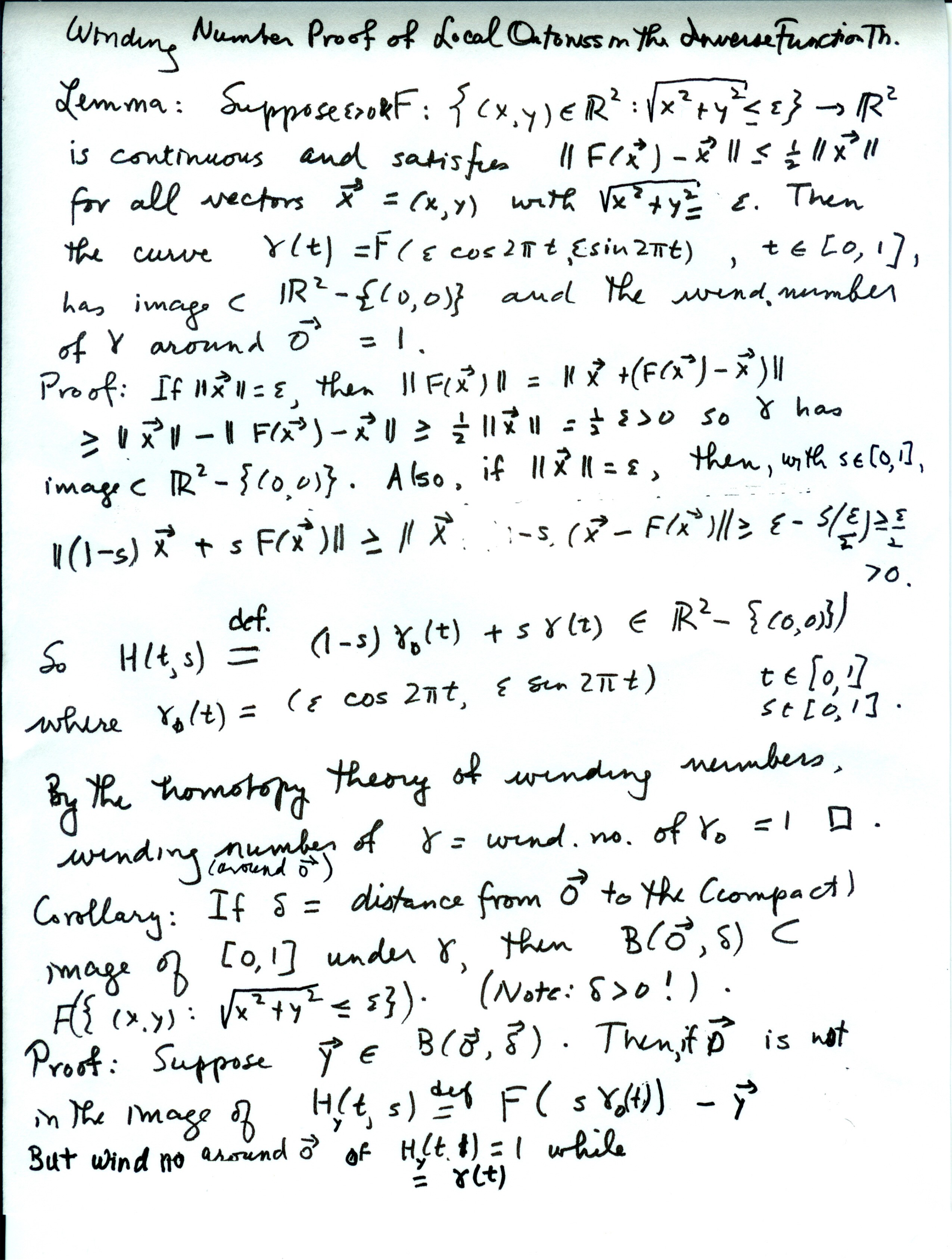 Math 131bh winding number proof of local ontoness in the inverse