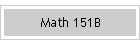 Math 151B